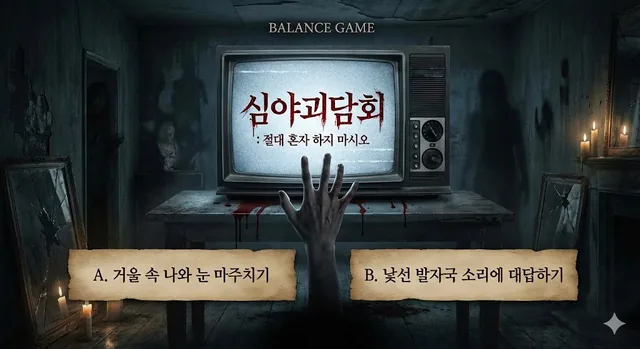 🩸 심야괴담회: 절대 혼자 하지 마시오 ...