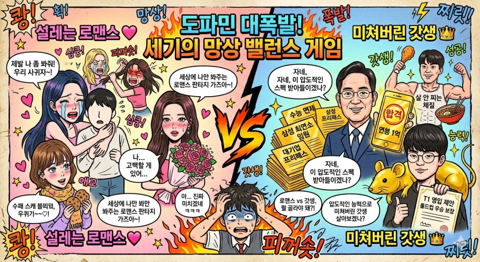 👑 도파민 대폭발! 세기의 망상 밸런스 게임