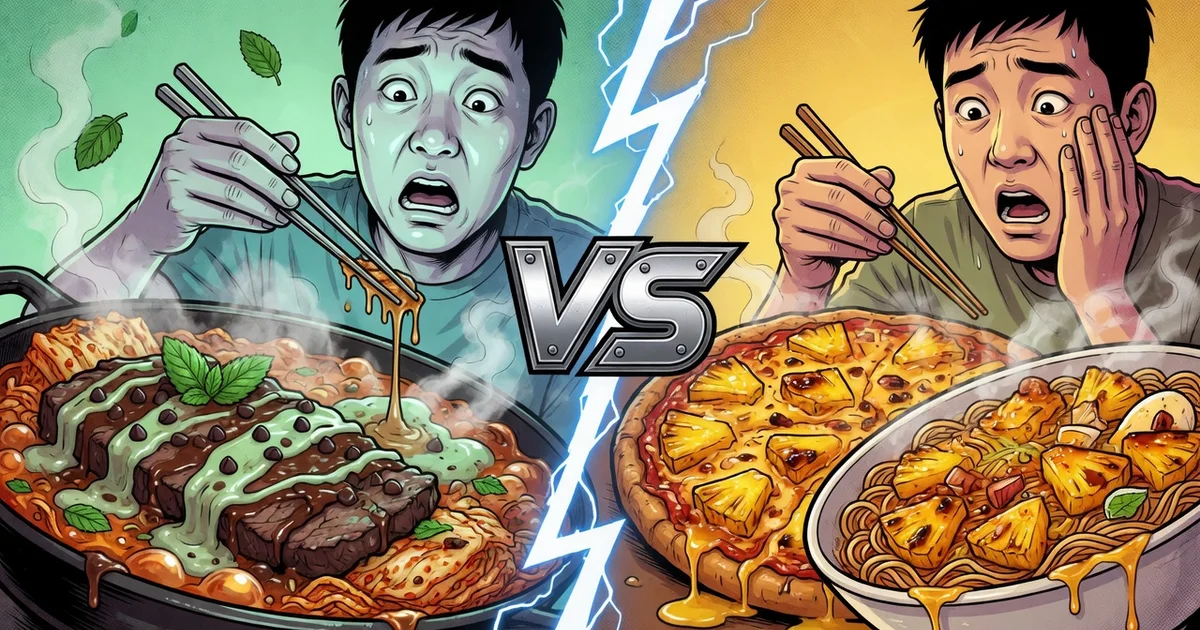 🤢 괴식의 왕좌! 평생 이 조합만 먹기 ...