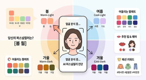 AI 퍼스널컬러 진단 🎨 내 얼굴 진짜 어울리는 색은?