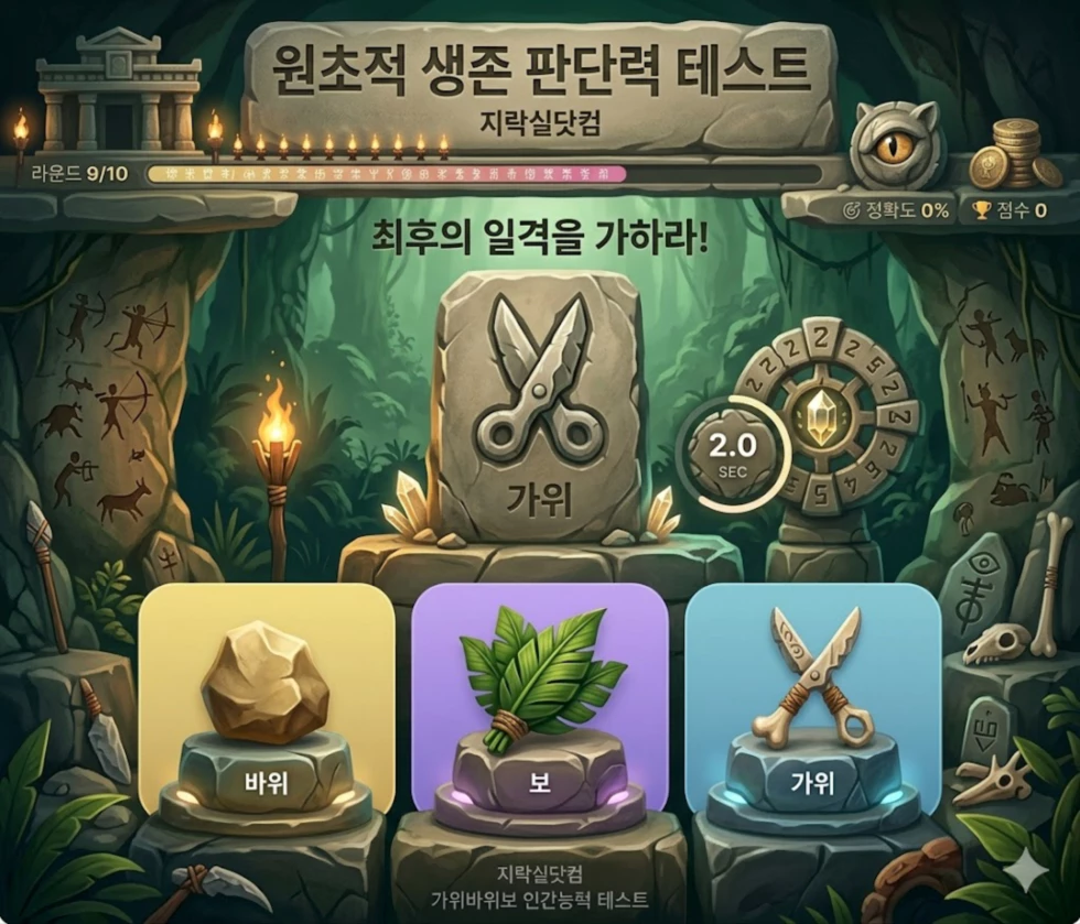 원초적 생존 판단력 테스트