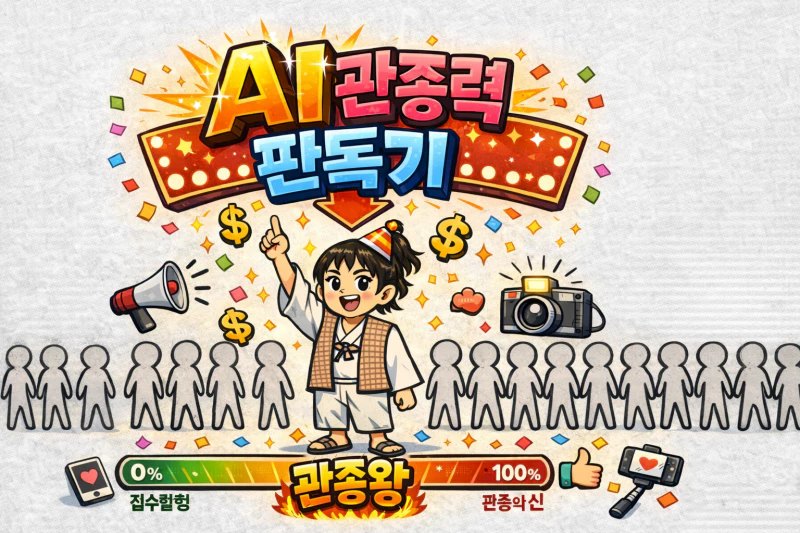 AI 관종력 판독기 ⭐