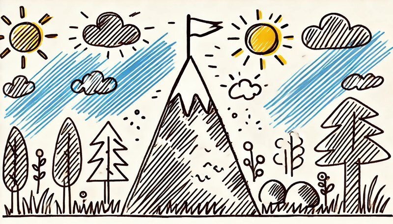 산 그림 심리 테스트