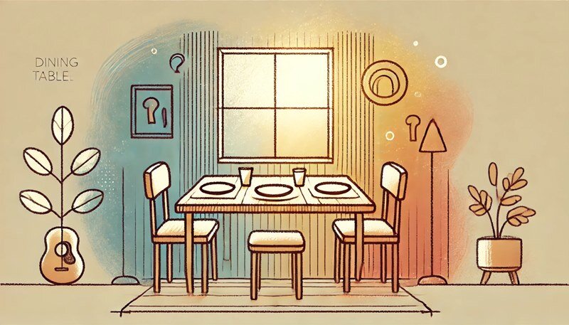 식탁 그림 심리 테스트