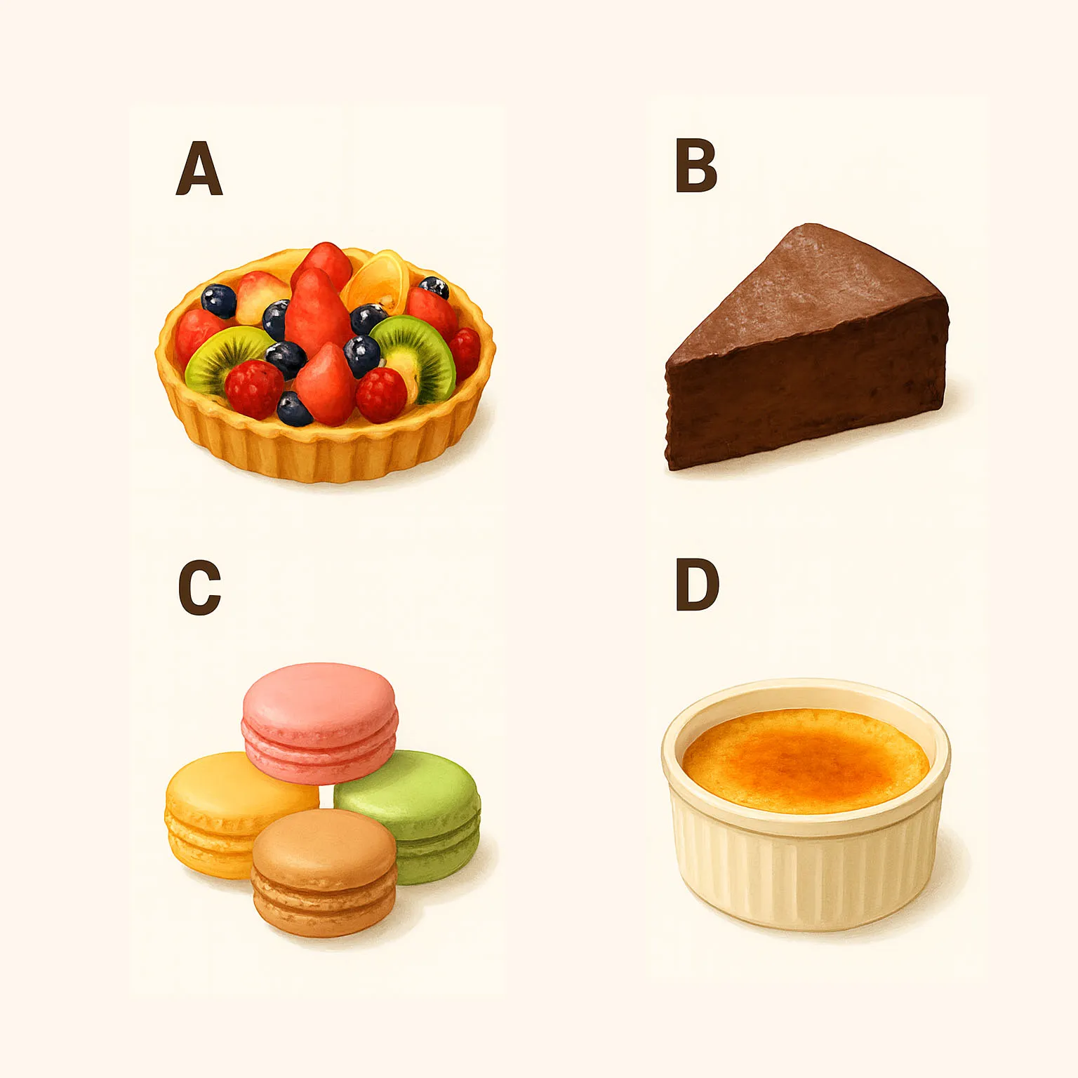 당신이 한눈에 반하는 순간은? 디저트 선택으로 알아보는 한눈에 반하는 포인트 심리테스트