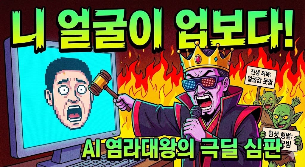 AI 염라대왕의 극딜 심판 - 니 얼굴이 업보다!