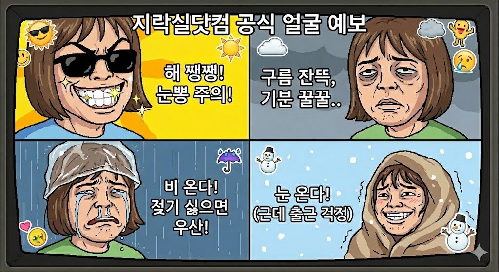 AI 얼굴 날씨 예보
