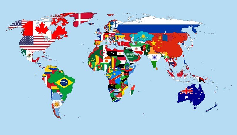 국기로 나라 이름 퀴즈! (종합판)