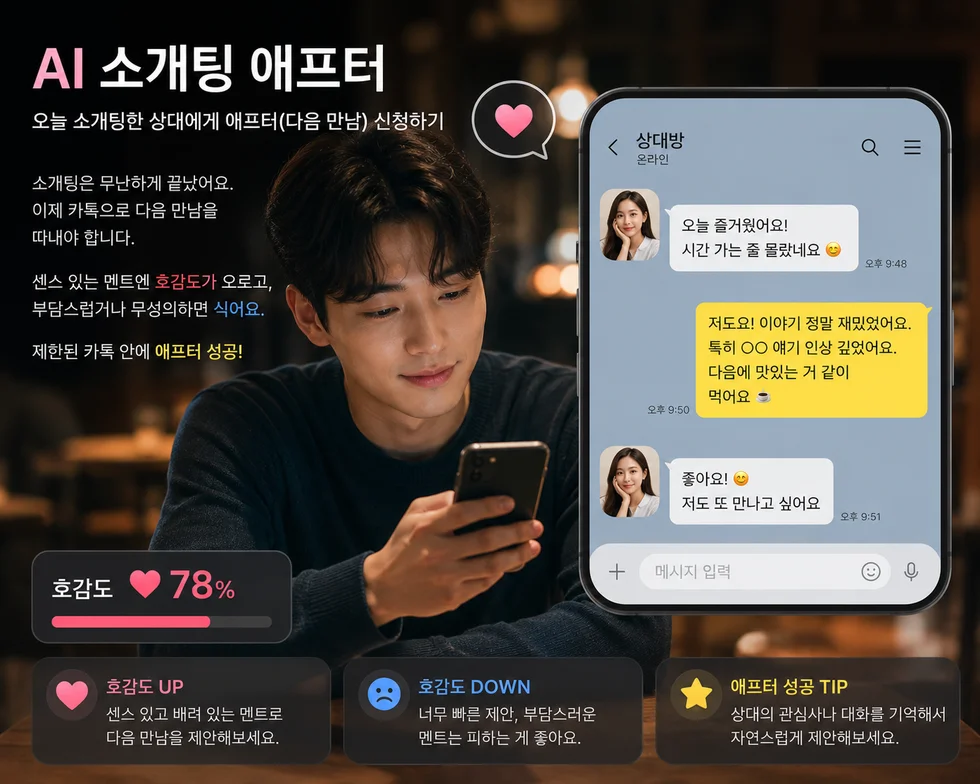 AI 소개팅 애프터