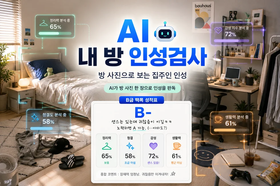 AI 내 방 인성검사 - 방 사진으로 보는 집주인 인성 🏠