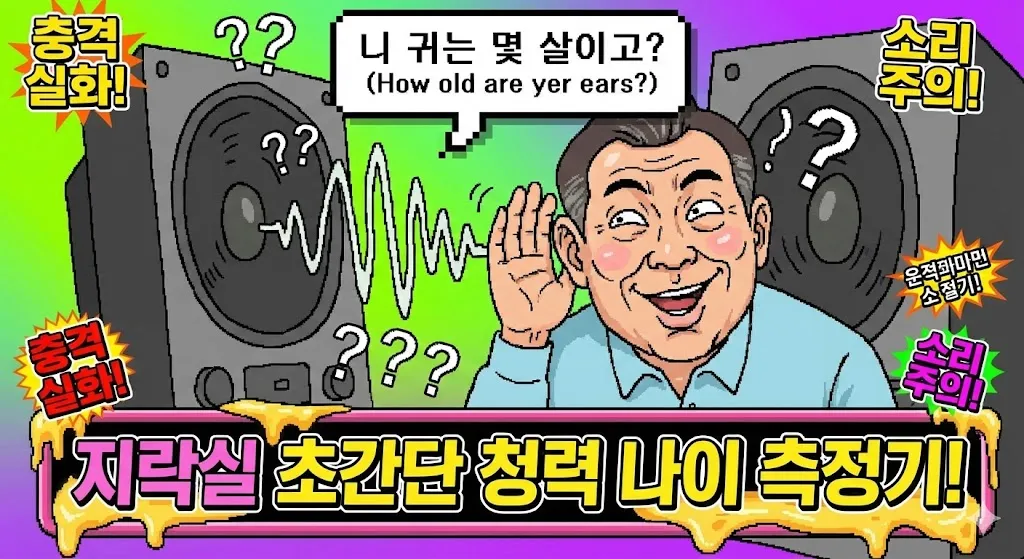 전국민 청력 나이 테스트 🎧