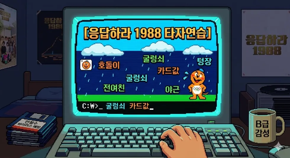 응답하라 1988 타자연습