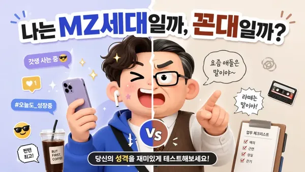나는 MZ세대일까, 꼰대일까? 🧬