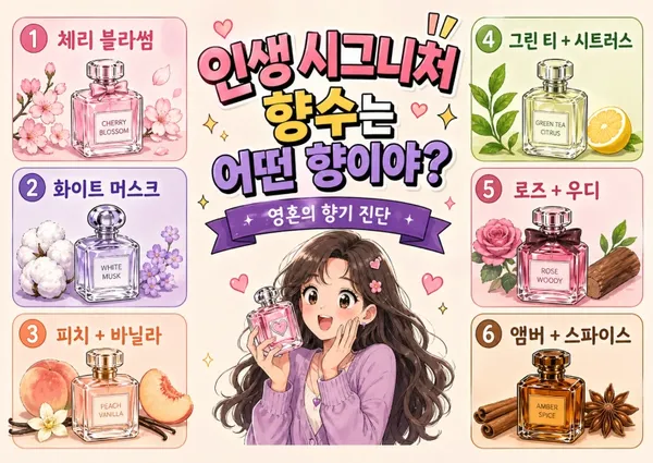 네 인생의 시그니처 향수는 어떤 향이야? — 영혼의 향기 진단