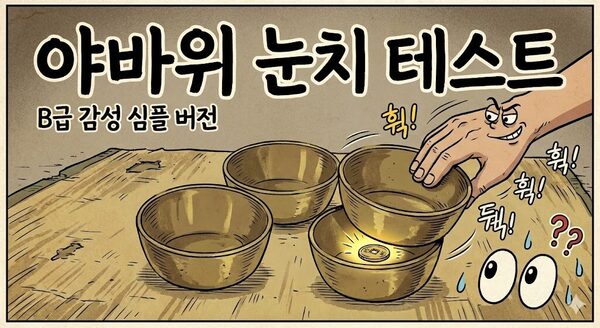 야바위 눈치 테스트