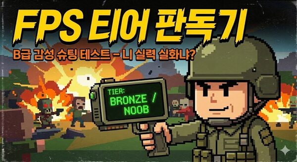 FPS 티어 판독기 - 30초 만에 뽀록인지 실력인지 알려드림
