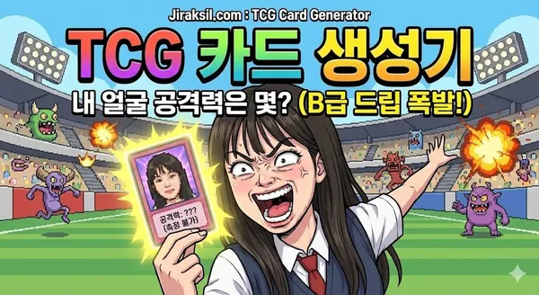 AI TCG 카드 생성기 : 내 얼굴 공격력은 몇?
