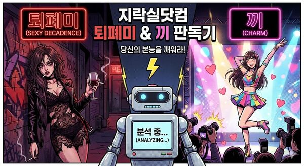 AI 퇴폐미 판독기 : 이 눈빛... 위험하다