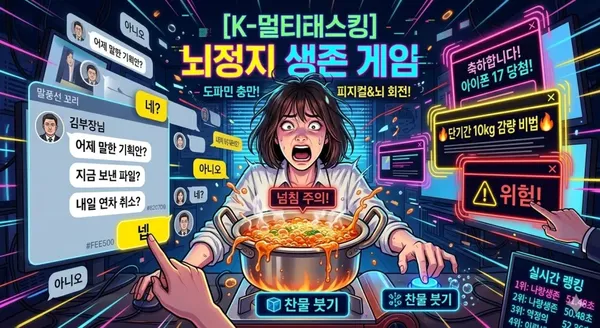 K-멀티태스킹 뇌정지 생존 테스트