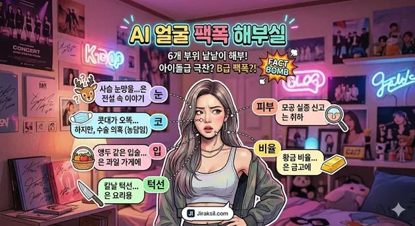 AI 얼굴 팩폭 해부실