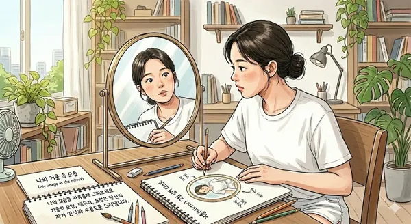 거울(Mirror) 그림 심리 테스트