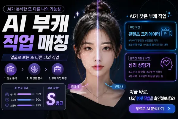 💼 AI 부캐 직업 매칭 — 얼굴로 보는 또 다른 나의 직업