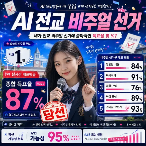 AI 전교 비주얼 선거