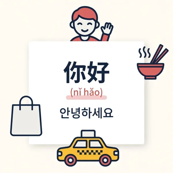 생활 중국어 회화 퀴즈 50