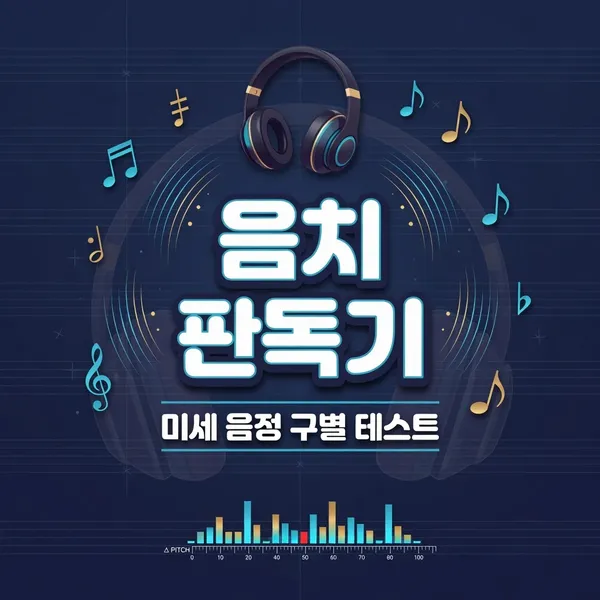 음치 판독기 - 미세 음정 구별 테스트