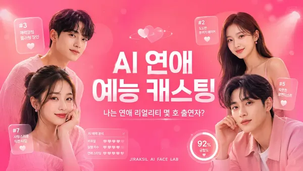 AI 연애 예능 캐스팅 - 나는 연애 리얼리티 몇 호 출연자?