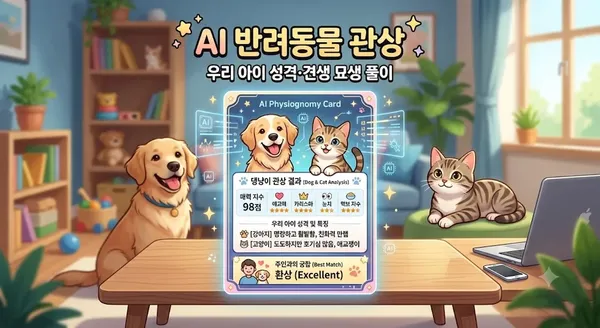 AI 반려동물 관상 - 우리 아이 성격·견생 묘생 풀이