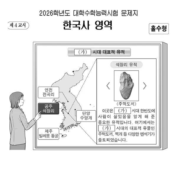 2026학년도 대학수학능력시험 한국사 영역 (홀수형)