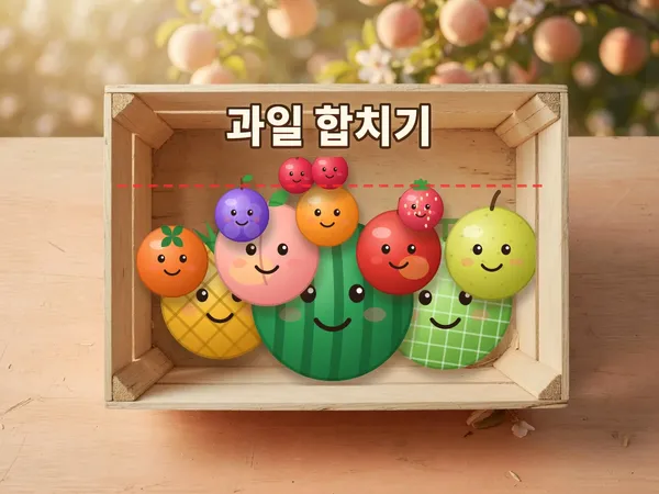 과일 합치기 게임 - 같은 과일을 붙여 수박까지! 드롭 머지 퍼즐 🍉