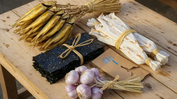 우리말 세는 단위 퀴즈 - 조기 한 두름은 몇 마리? 북어 한 쾌·김 한 톳·바늘 한 쌈 42문제 🐟