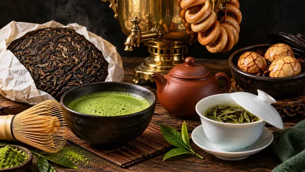 차(茶) 퀴즈 - 녹차·홍차 좀 마셔 봤다면? 찻잎과 찻그릇, 세계의 차 문화 사진 32문제 🍵