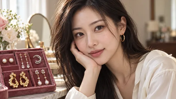 AI 귀걸이 추천 - 내 얼굴엔 링? 드롭? 스터드? 얼굴형으로 찾는 인생 귀걸이 💎