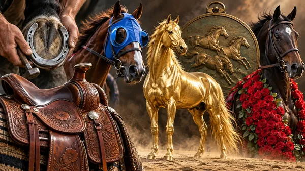 말·승마 퀴즈 - 말은 왜 왼쪽에서 탈까? 안장·마패·경마, 사진으로 푸는 38문제 🐎
