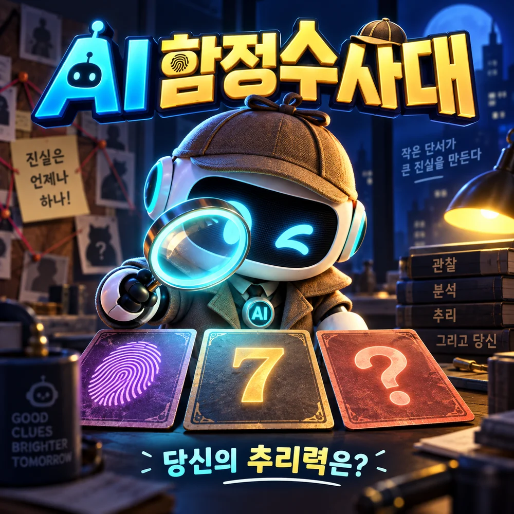 AI 함정수사대 - 내 약점을 배우는 10라운드 추리력 테스트