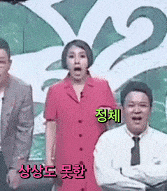 신봉선 상상도 못한 정체 움짤 생성